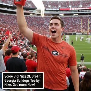 Nike Dri-Fit Georgia Bulldogs Men's T-Shirt Size XL